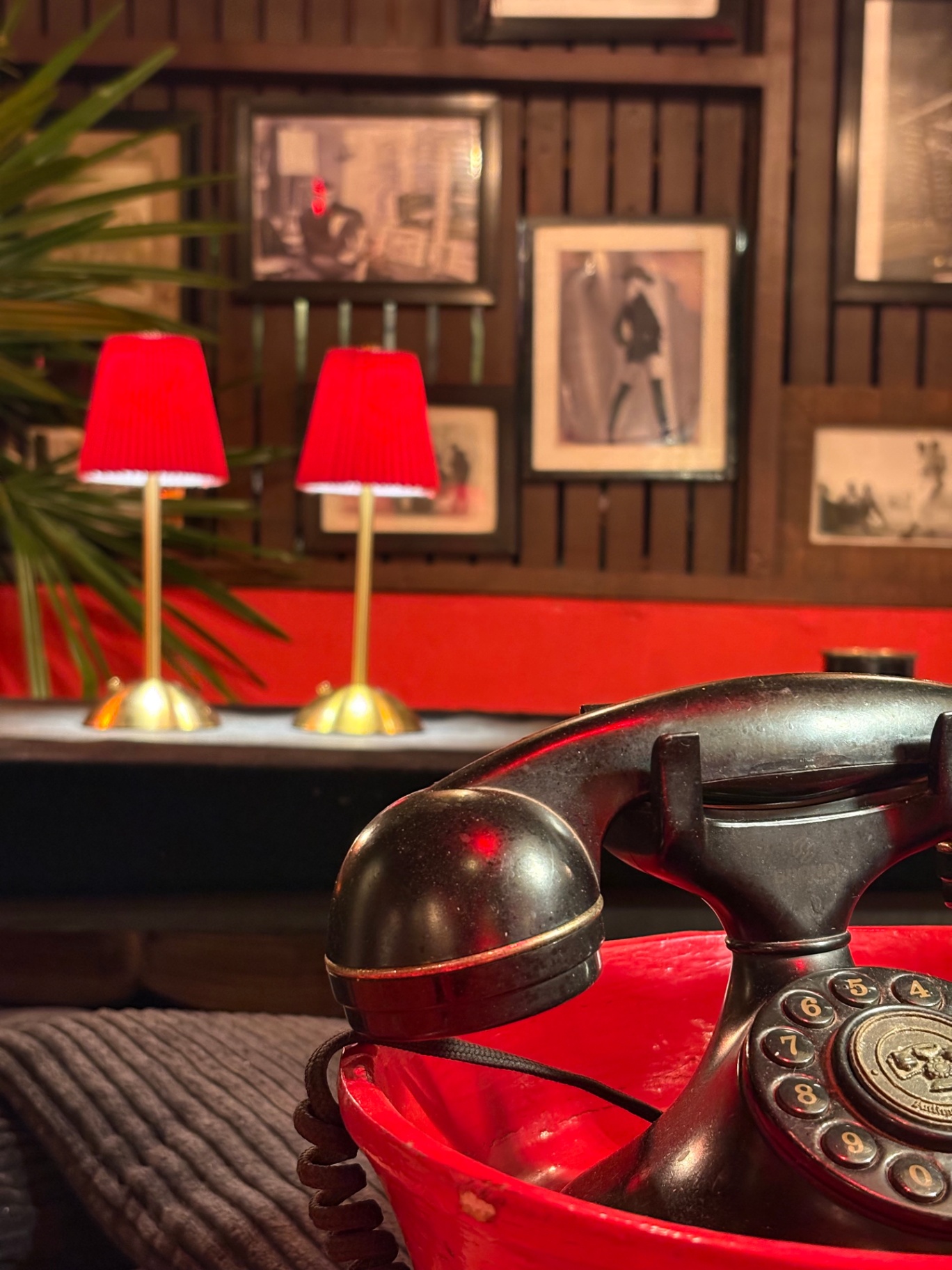 Vintage phone still-life